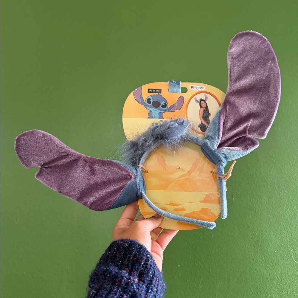 Disney Stitch Headband with Purple Ears